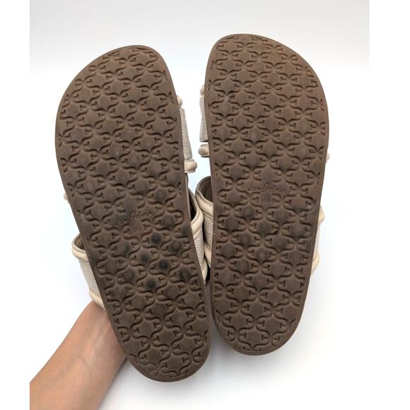 Sam Edelman Rowan Double Strap Slide Sandals Women's Natural Size US10.5 EU41 - Picture 8 of 13